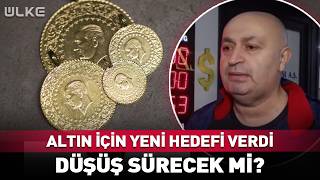 Altın İçin Yeni Hedefi Verdi Düşüş Sürecek Mi? Kritik Uyarı...