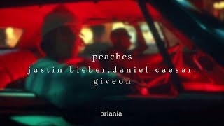 peaches - justin bieber, daniel caesar, giveon (slowed + reverb) [w/lyrics]