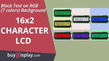 RGB Backlight Positive LCD 16x2 Character Display Module