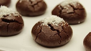 Moist Chocolate Cookies Recipe - Cocoa Cookies with Sugar Syrup