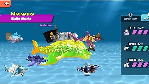 Hungry Shark Evolution - 2024 Gameplay Walkthrough Part 47 maxed level kaiju shark (iOS, Android)