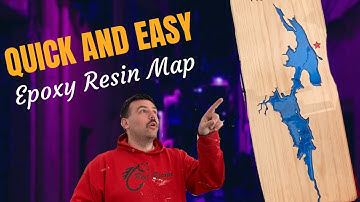 How to make an Epoxy Resin Lake map on your CNC Machine / Shapeoko Pro XXL
