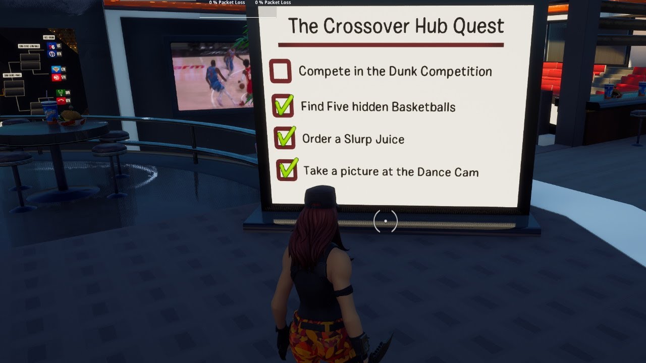 Find Five hidden Basketballs Crossover Herausforderung in Fortnite