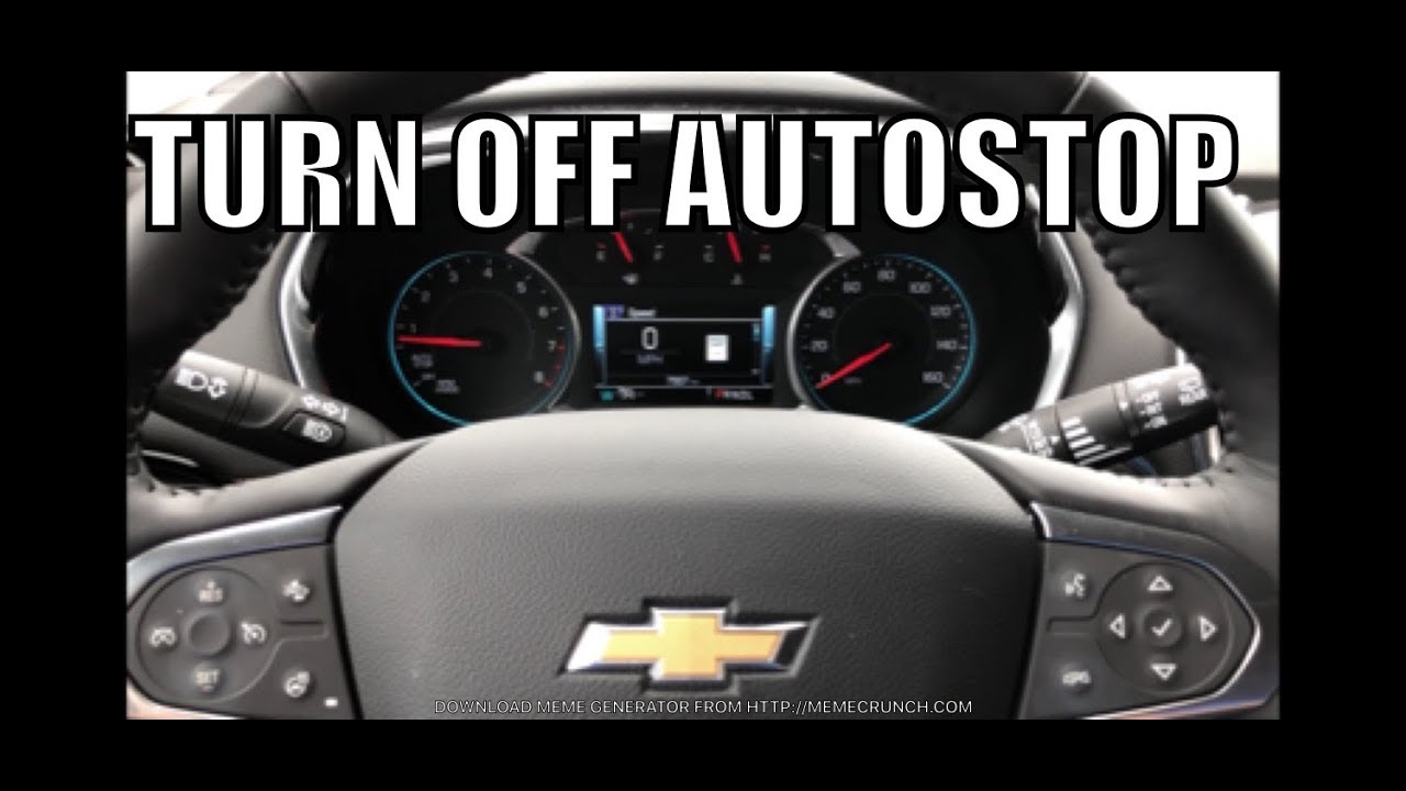 Easy Way To Turn Off Auto Stop