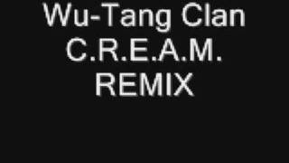 Wu-Tang Clan C.R.E.A.M. REMIX ( RARE )