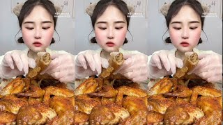 CHINESE FOOD MUKBANG | ASMR | SPICY NOODLES EGG | BRAISED WHOLE CHICKEN | FIRE NOODLES & FRIED RICE