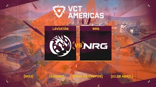 NRG x Leviatán Esports (Mapa 1: Sunset) | VCT Americas