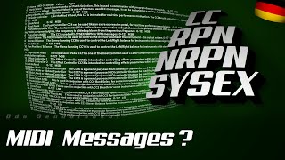 MIDI | Midi Messages? MSB, LSB, RPN, NRPN, SYSEX | deutsch