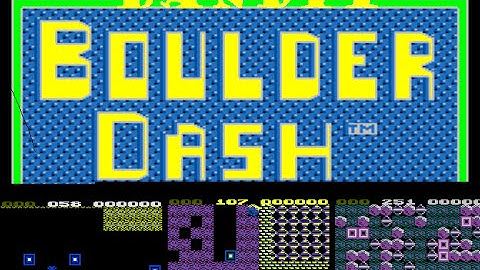 Bandit Boulder dash Atari 800.
