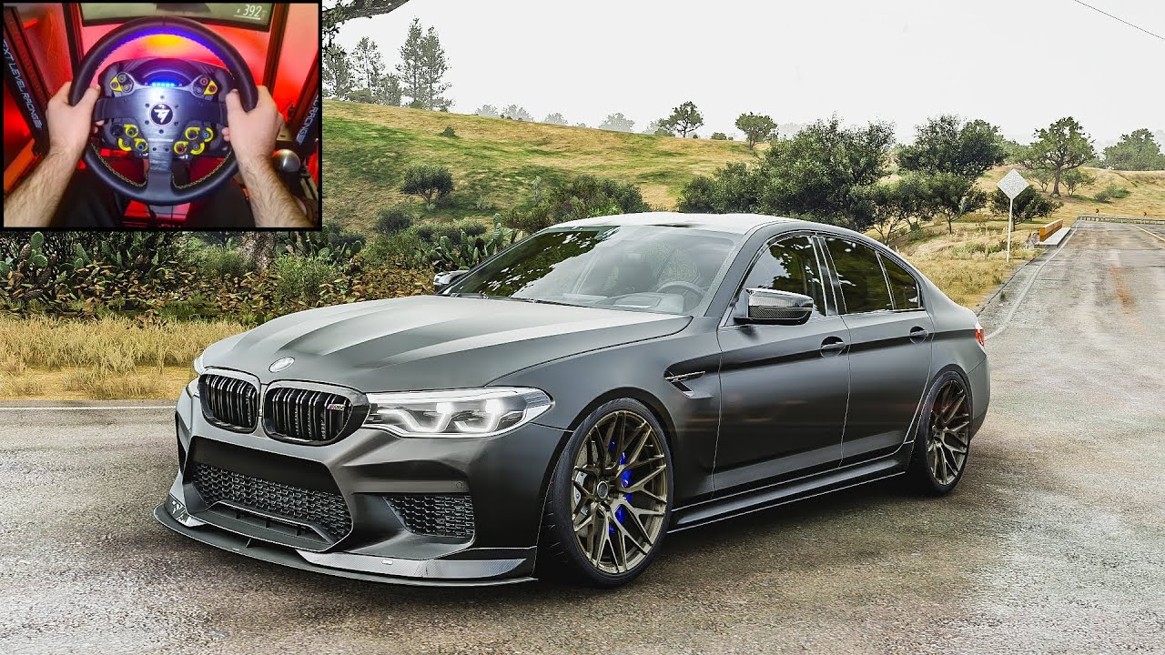 900HP BMW M5 - Forza Horizon 5 | Steering Wheel Gameplay