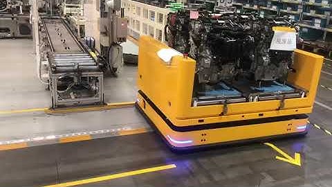 Heavy Load Handling AMR/AGV for Automotive Factory - Toyota(Transportation Robot)