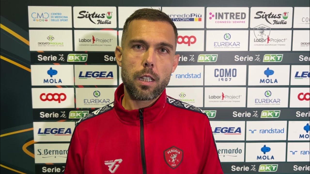 COMO-PERUGIA 4-1, post gara con Salvatore Burrai - YouTube