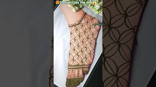 😍😍Very Easy mehndi design❤️❤️#viral #youtubeshorts #trending #mehndi #henna