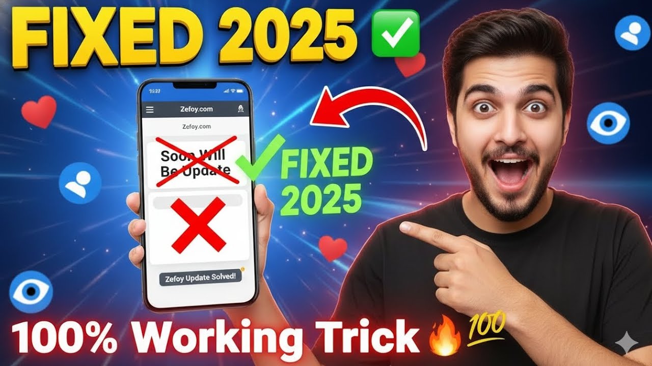 Zefoy.com 2025 Update FIXED | Soon Will Be Update Problem Solved |100% Working Trick
