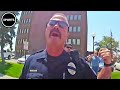 Cop Gets Chewed Out By Sergeant For Harassing Protester