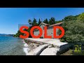 SOLD Herceg Novi Bay - Kumbor, Waterside Captains Villa in large plot of 900m2 with its own Jetty