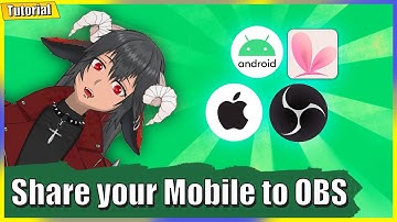 Tutorial: Share IOS and Android screen on PC OBS + Use Vtuber Studio on Mobile for Free