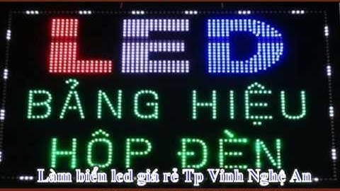 Làm biển hiệu quảng cáo giá cực rẻ tại tp vinh, nghệ an, giá quá tốt