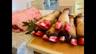 20 кг-ый кусок говядины и Хаш на костре 20 кг-ый кусок говядины и Хаш на костре