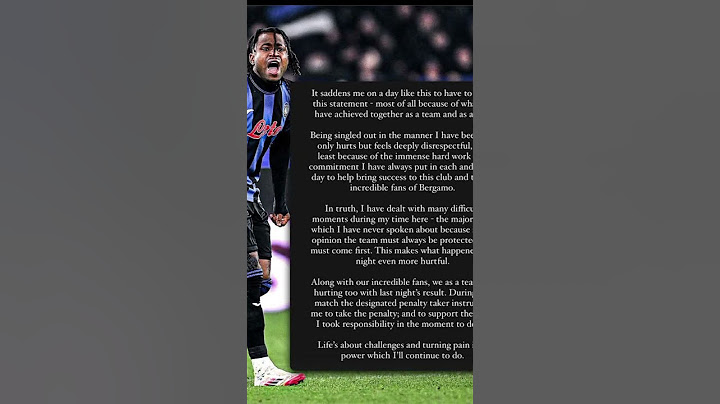 Ademola Lookman has replied the statements made by his coach, Gaspirani.
