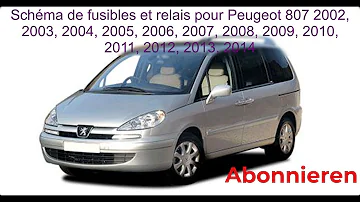Comment trouver le fusible des vitres sur Peugeot 807