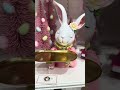 Raz 11.75" Bunny Table Top Butler Tray Easter Home Decoration