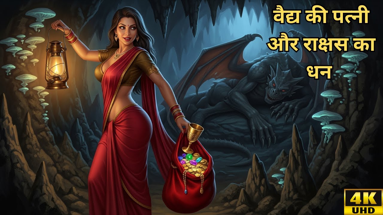 वैद्य की पत्नी और राक्षस का धन | रहस्यमयी और शिक्षाप्रद कहानी  