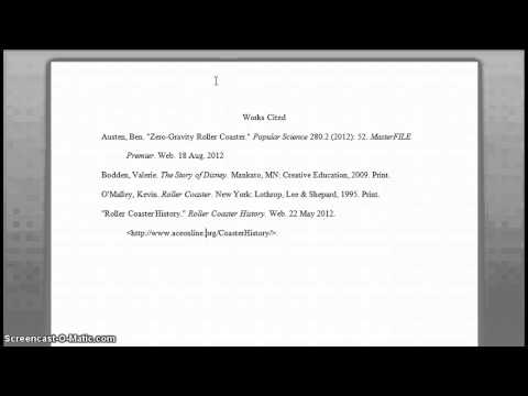EasyBib - Exporting Tutorial