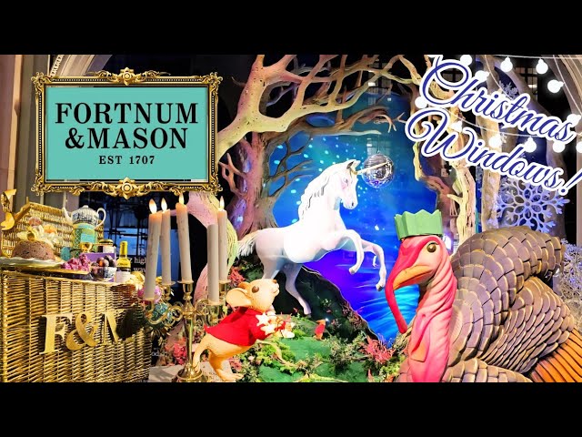 UNVEILED! The Christmas Windows of Fortnum & Mason! FANTASTICAL