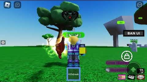 All Admin Button Showcase - Slap Battles But Bad (Roblox)