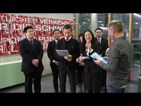 Interview mit einer Delegation aus Japan