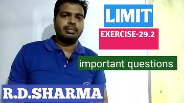 Limits (Ex-29.2) R.D.SHARMA