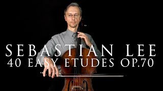 Sebastian Lee, Etude No 19 from 40 Easy Etudes for Cello, Op.70
