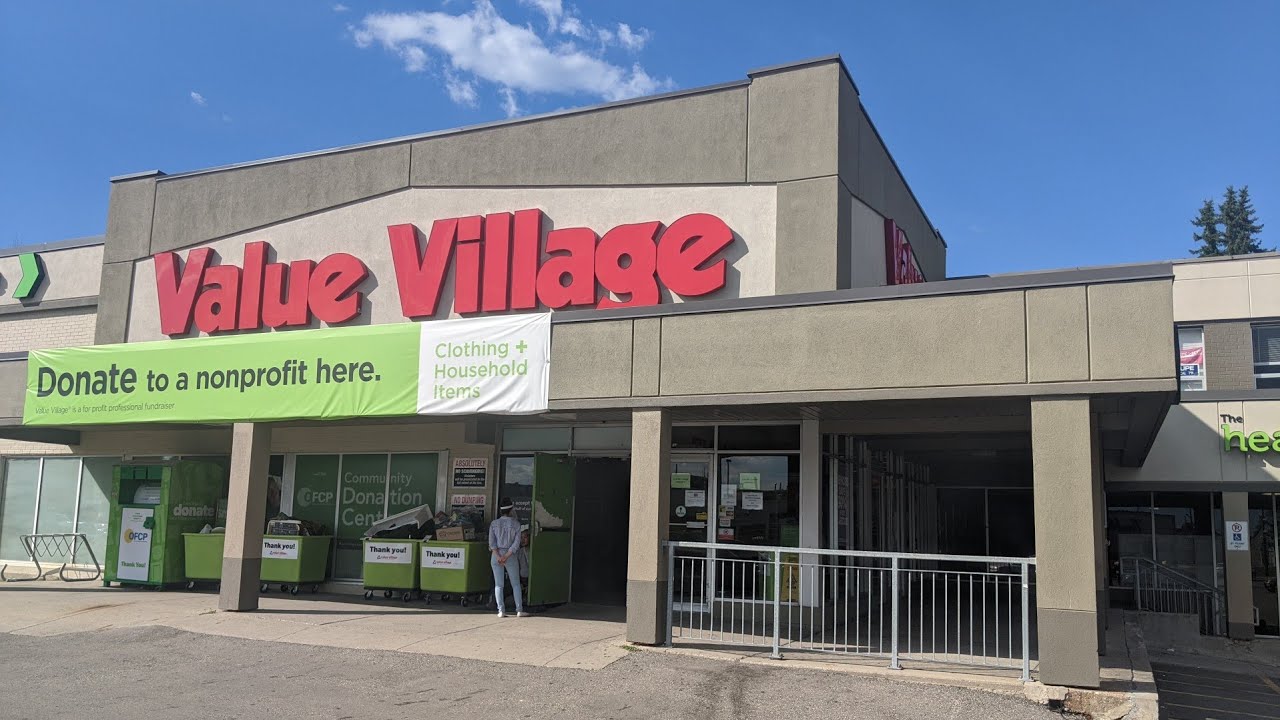 Come Thrift Shopping with me Value Village Canada Vlog YouTube