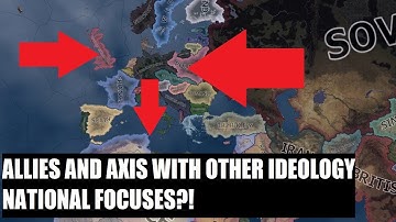 HOI4 Timelapse || What if Allies and Axis had other ideology national focuses ||