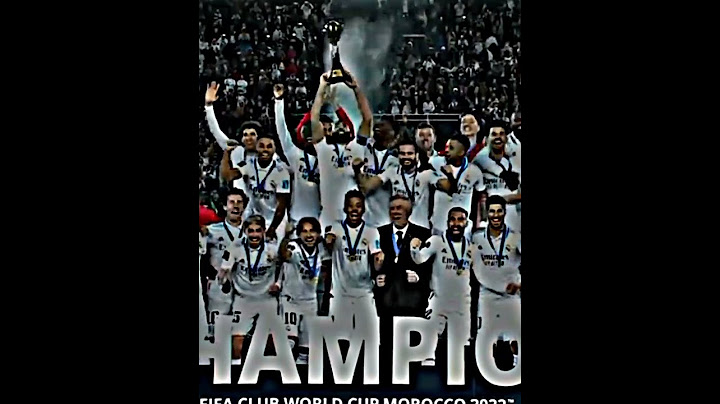 تتويج ريال مدريد كاس العالم للأندية