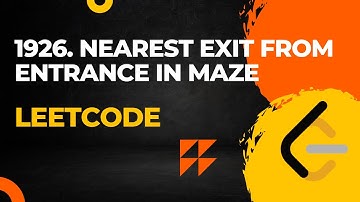 1926. Nearest Exit from Entrance in Maze || Leetcode