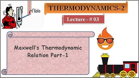 Thermodynamics-2 | Maxwell