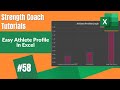 Create an athlete profile in excel  strength coach tutorials  dsmstrength