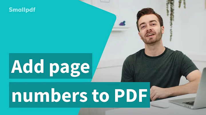 How to Add Page Numbers to PDF without Acrobat, Using Smallpdf