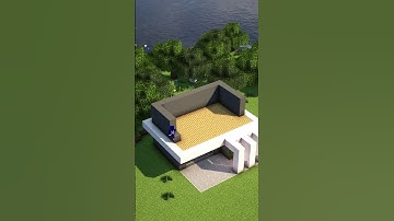 Minecraft Easy Modern House🏠 #minecraft
