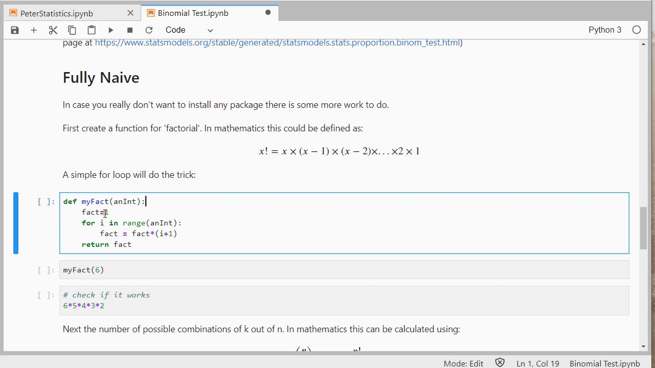 python binomial hypothesis test