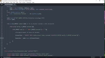 Enregistrer des données en base a l