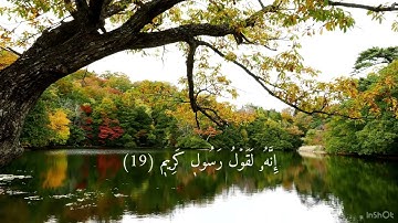 سورة التكوير من إيه 19 الى 23 مكررة 7 مرات عبد الرحمن السديس