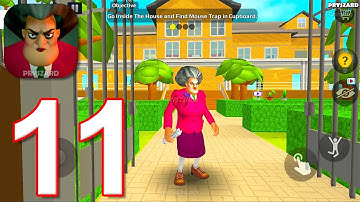 Scary Teacher 3D - (Poki) - Gameplay Walkthrough Part 11 - Chapter 1 (iOS, Android)