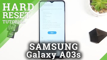 How to Factory Reset SAMSUNG Galaxy A03s using Settings Menu – Erase All Content & Settings