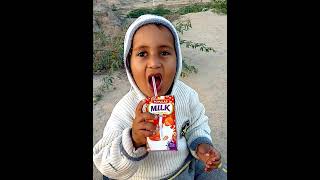 Saadoon Wazir smiles while drinking milkshake #saadoonwazir @SaadoonWazir  #milkshake #enjoying