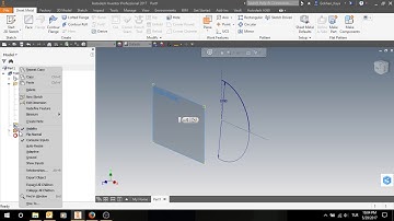 Inventor Lofted Flange