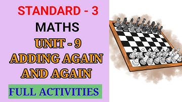 ADDING AGAIN AND AGAIN | STD 3 MATHS UNIT 9 | CLASS 3 MATHS CHAPTER 9 ENGLISH MEDIUM