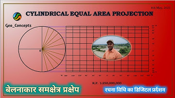 Cylindrical Equal Area Projection/ B.A.Geography/ Geo Concepts